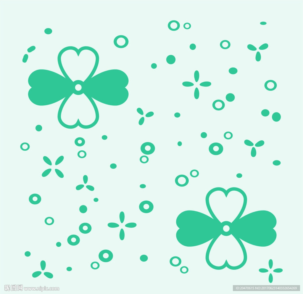 蝴蝶结碎花 涂料丝网模具