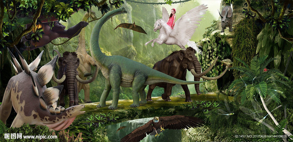 重返侏罗纪远古大冒险舞台背景