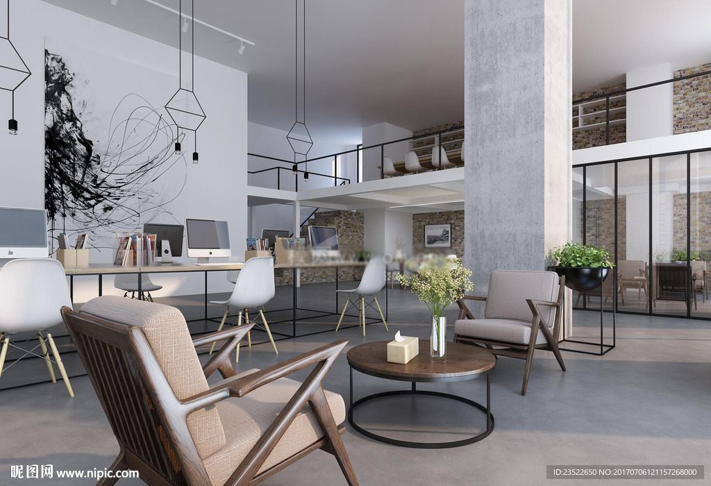 工作室 洽谈区 办公室