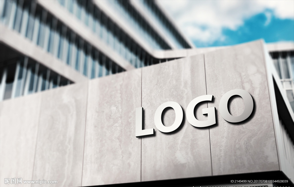 3D立体logo门头样机