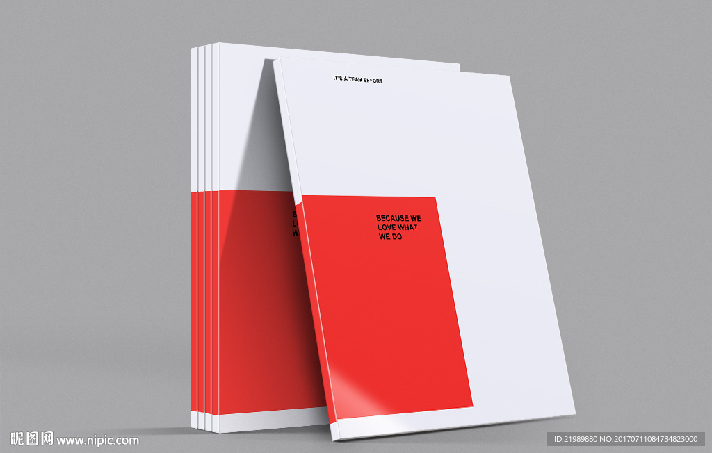 直立高档画册样机