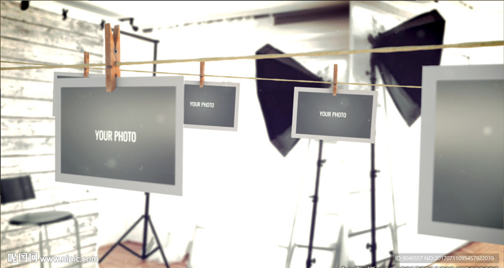 绳夹照片摄影室宣传
