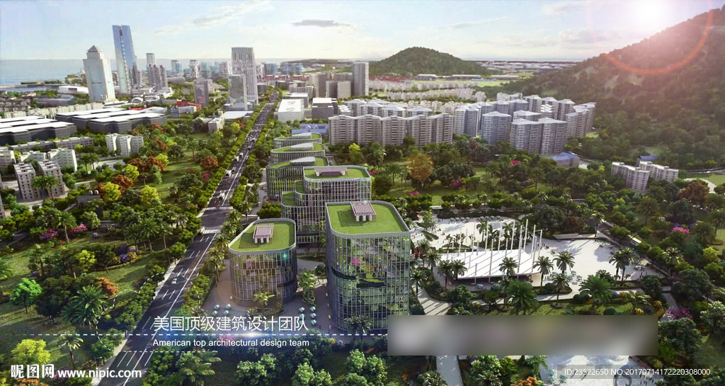 城市鸟瞰 写字楼