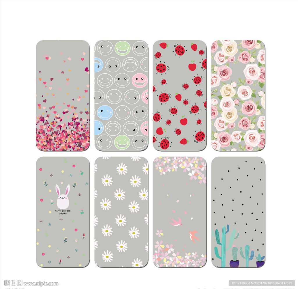 小清新手机壳图案