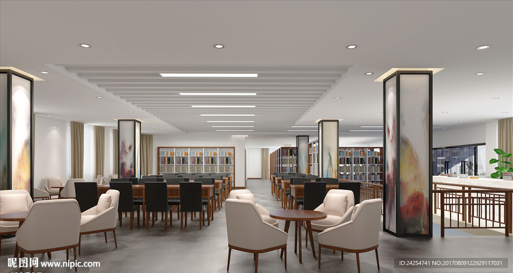 学校图书阅览室设计