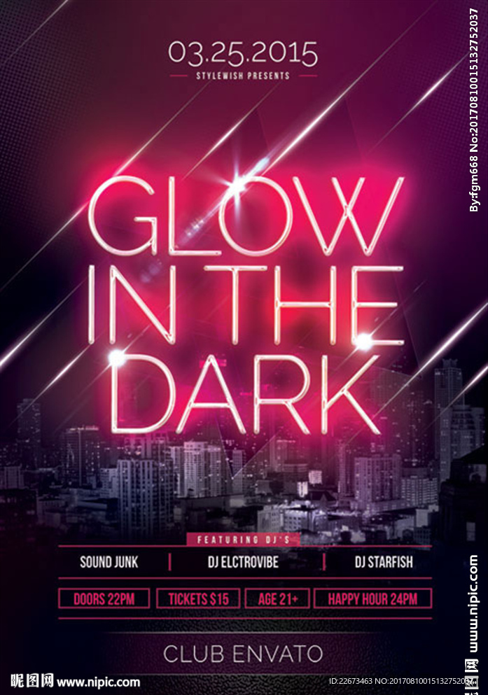 城市建筑夜景酒吧音乐演出派对