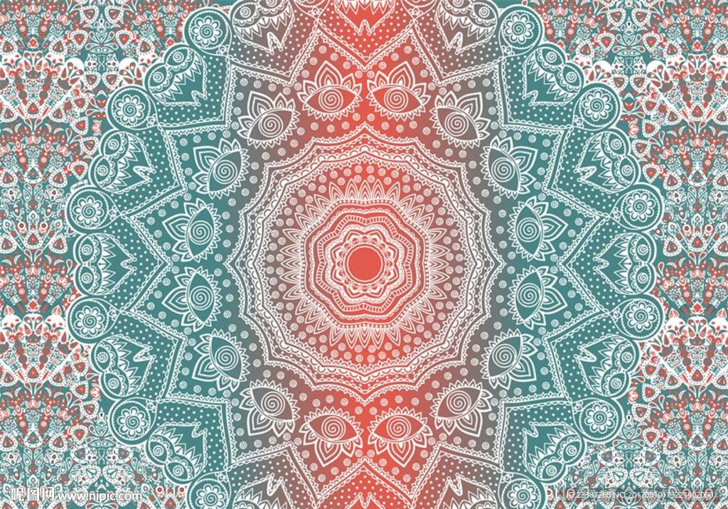 挂毯图案地毯图案沙滩巾图片