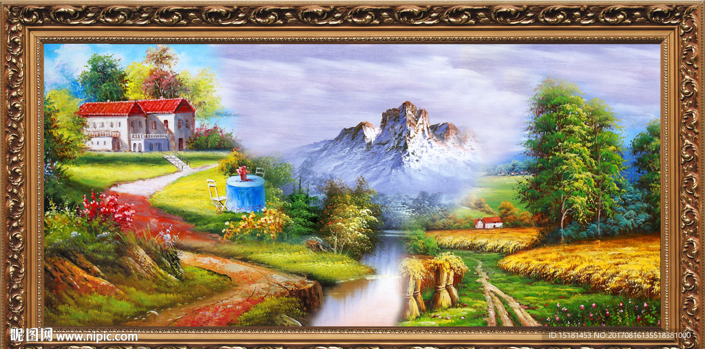 油画风景