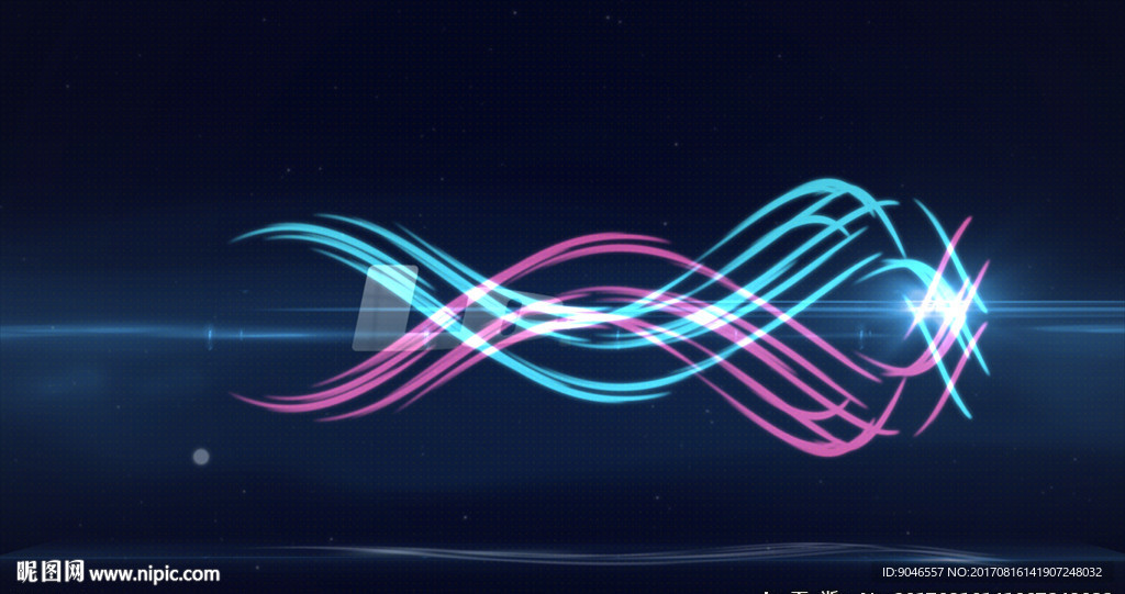 线条logo标识展示 模板