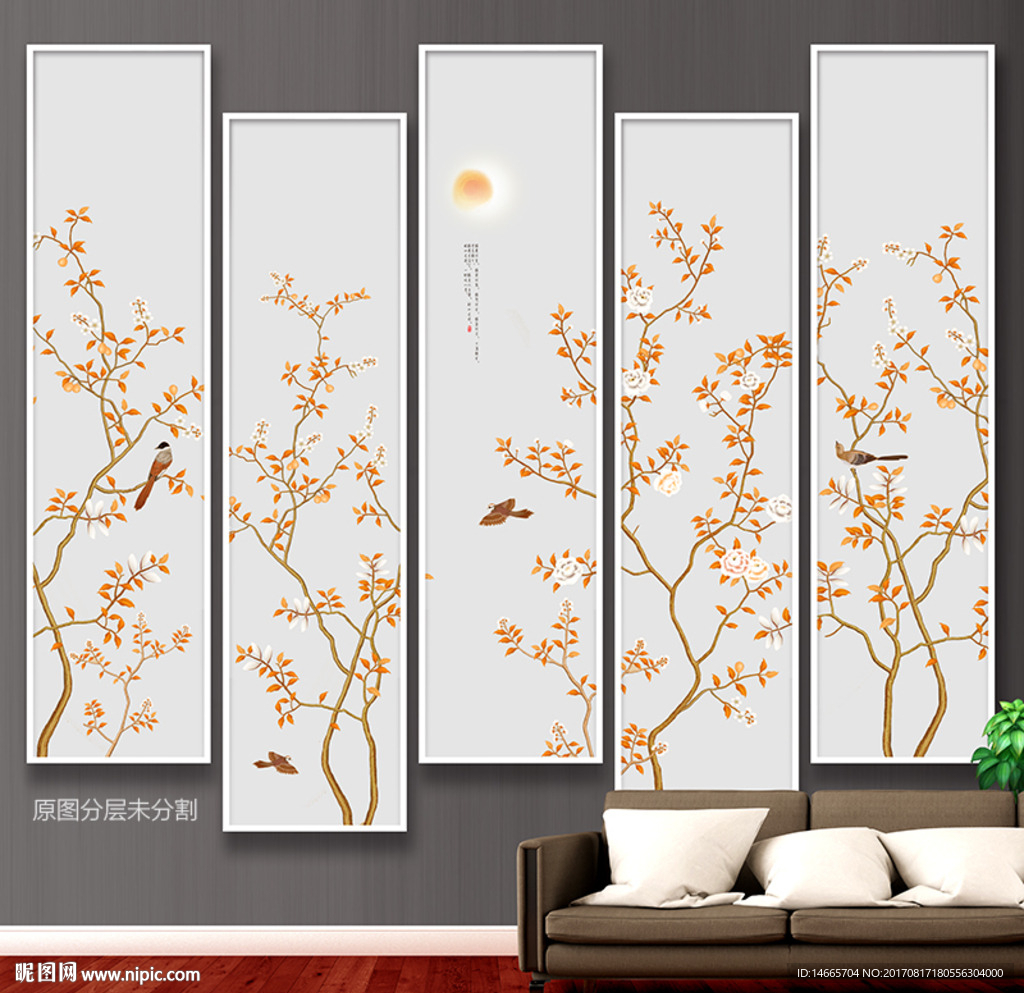 花鸟画 工笔画 新中式