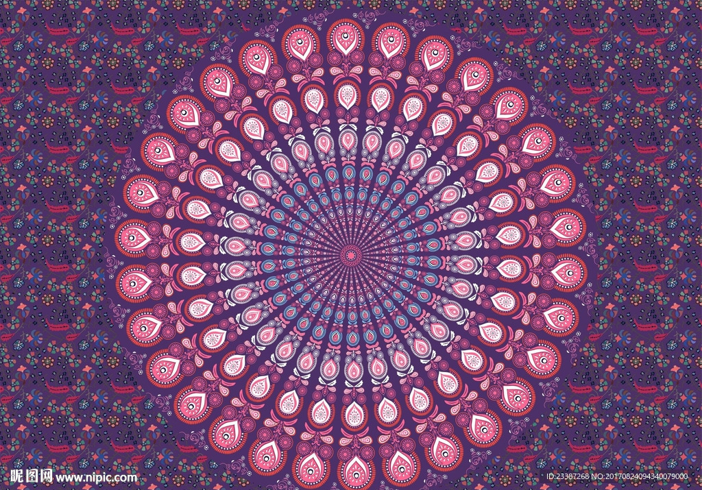 挂毯图案地毯图案沙滩巾图片