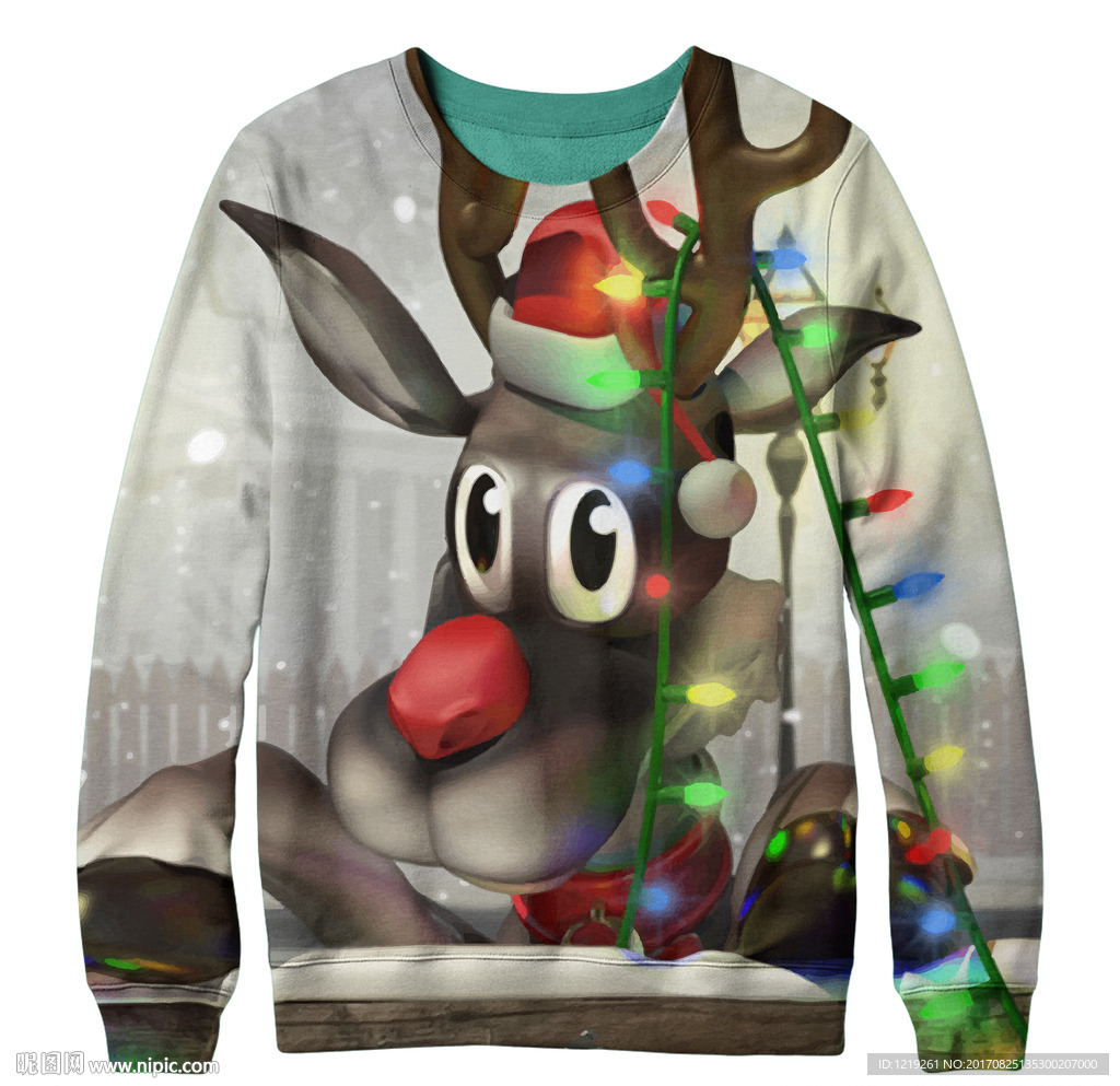 服装设计素材卫衣印花卡通图案