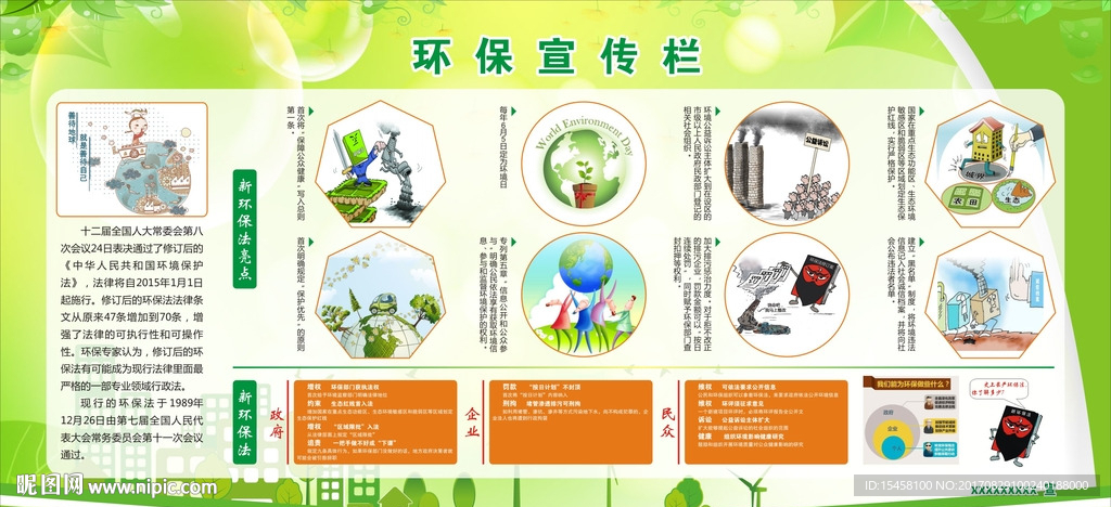 环保展板图片版