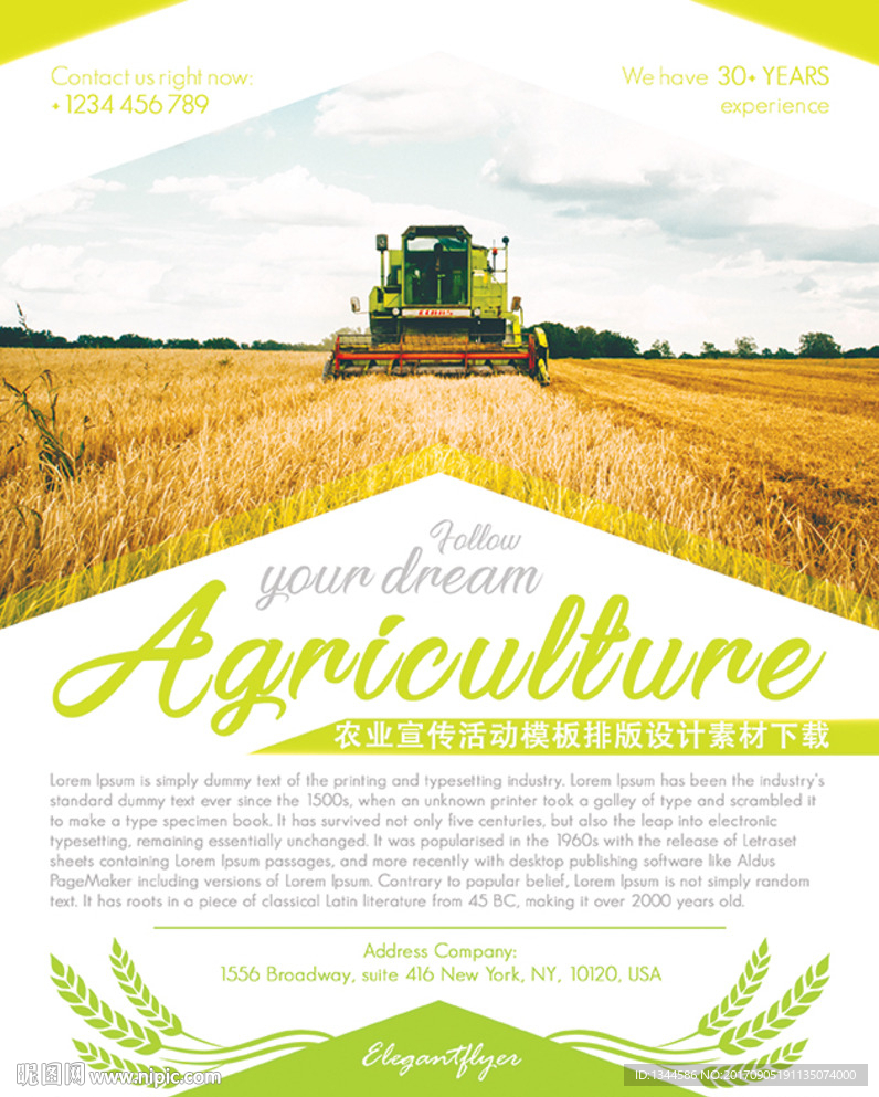 农业宣传单页设计