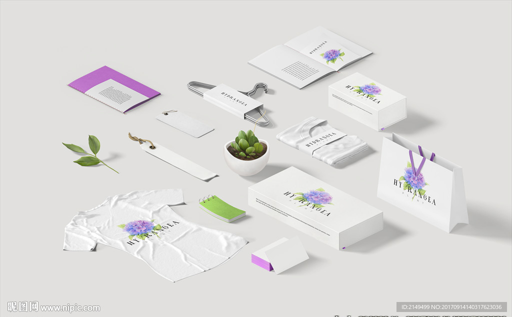 服装VI效果图样机模板