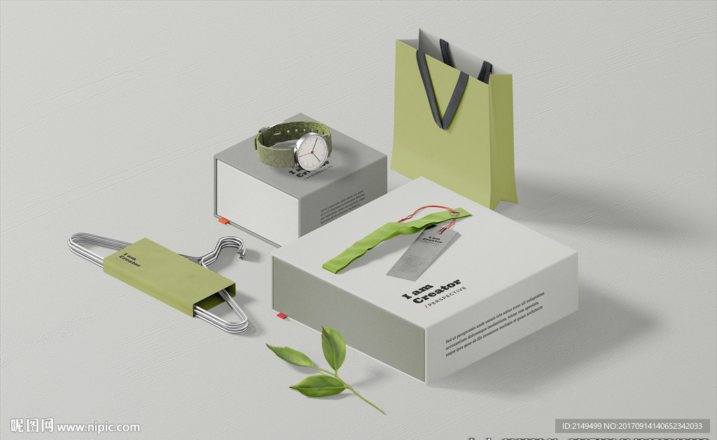 服装VI效果图样机模板