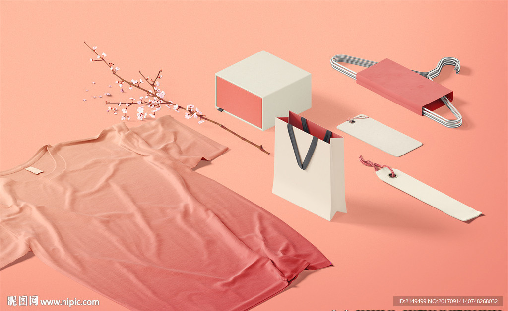 服装VI效果图样机模板