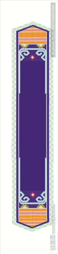 土家族标题背景花纹