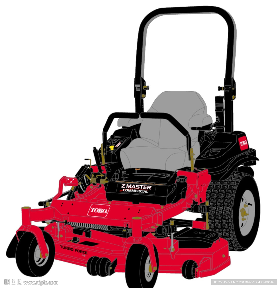 割草机矢量图片素材