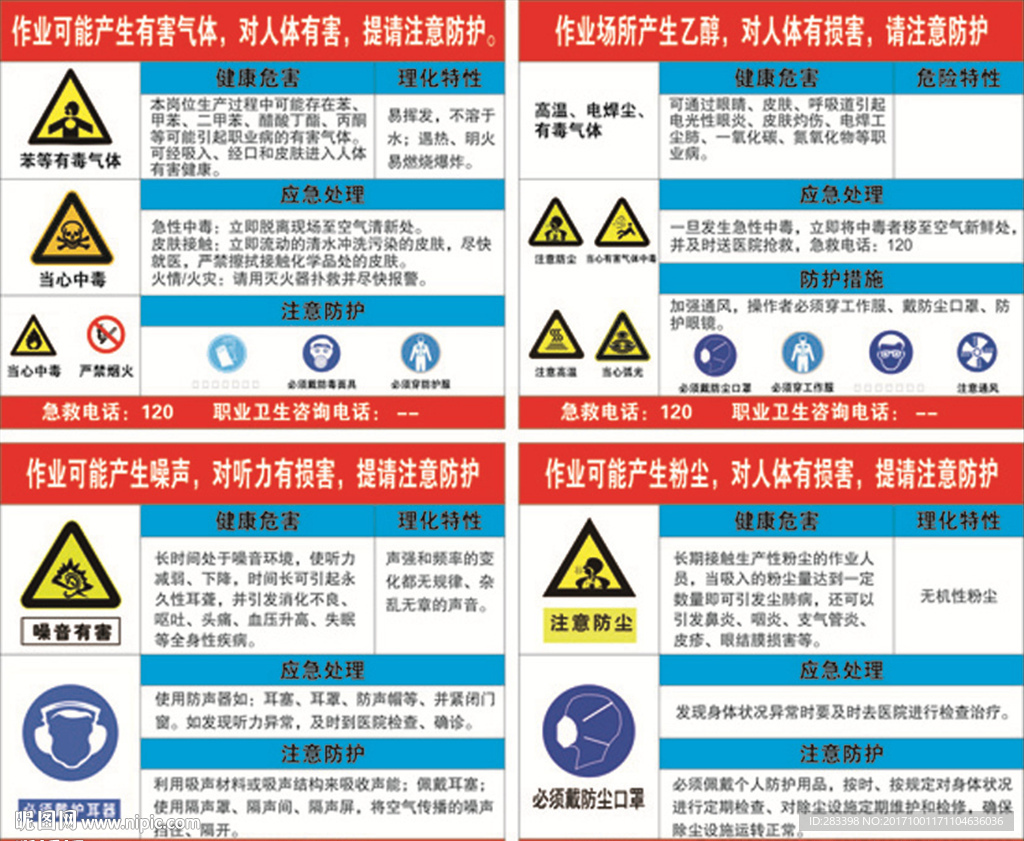 职业病危害告知卡