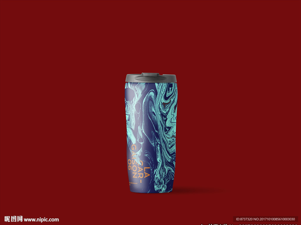 高清礼物保温杯效果图智能样机