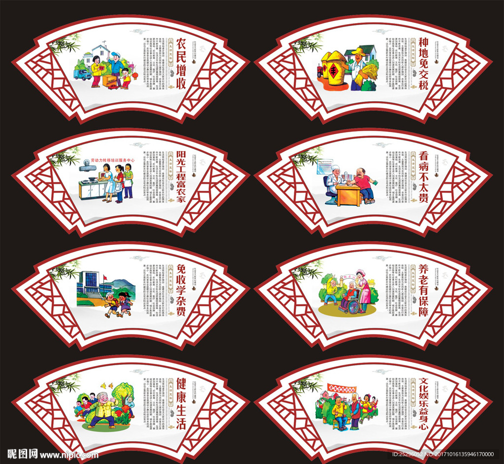 新农村建设展板