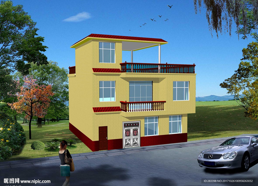 新农村户型效果图