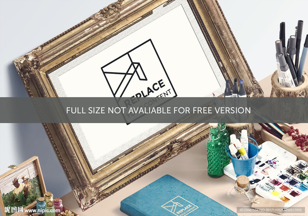 VI样机智能贴图模版效果图