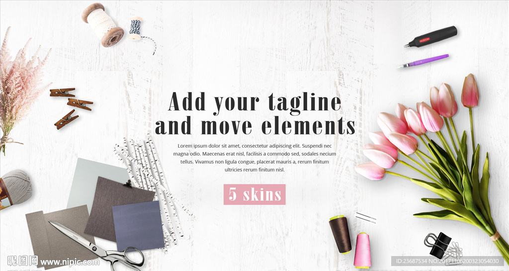 VI样机智能贴图模版效果图