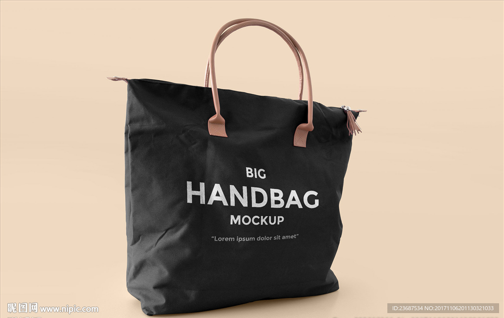 VI样机手提袋样机智能贴图