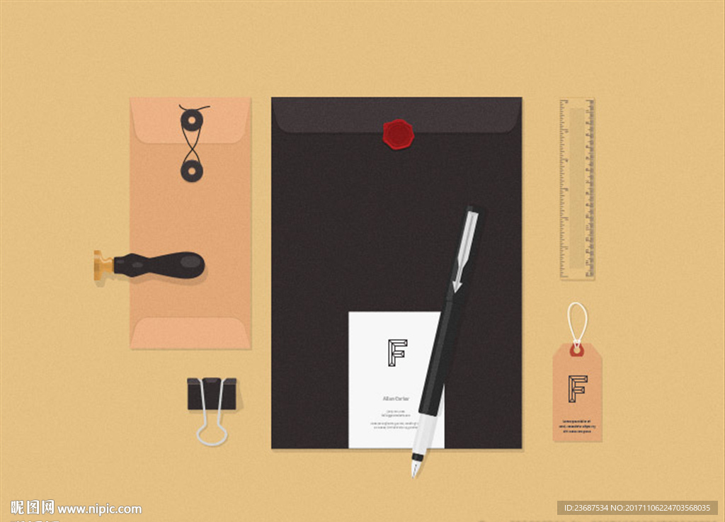 VI样机智能贴图模版效果图