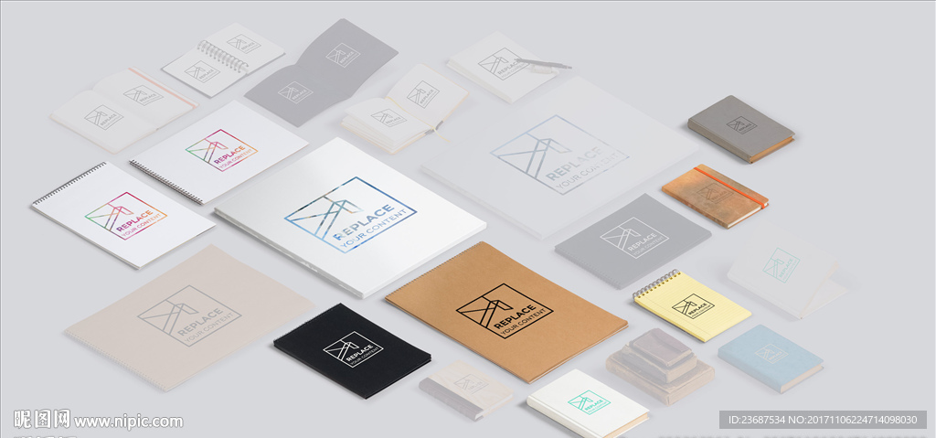 公司企业VI样机贴图