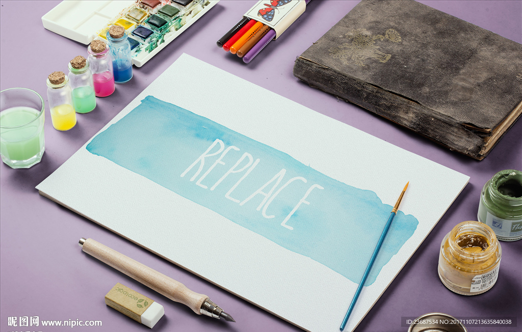 VI样机智能贴图模版效果图