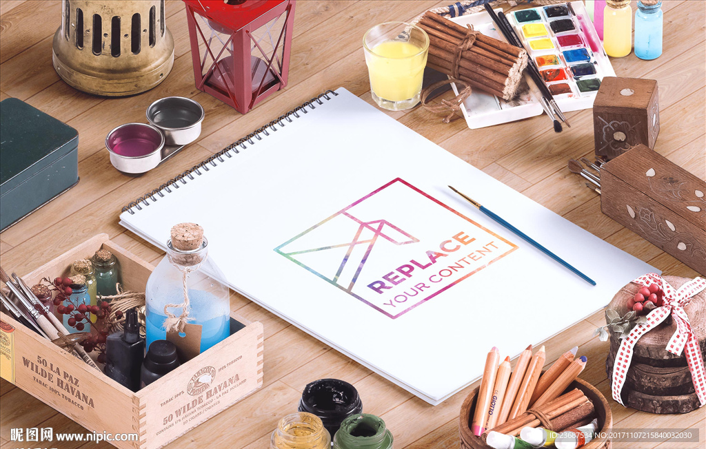 VI样机智能贴图模版效果图