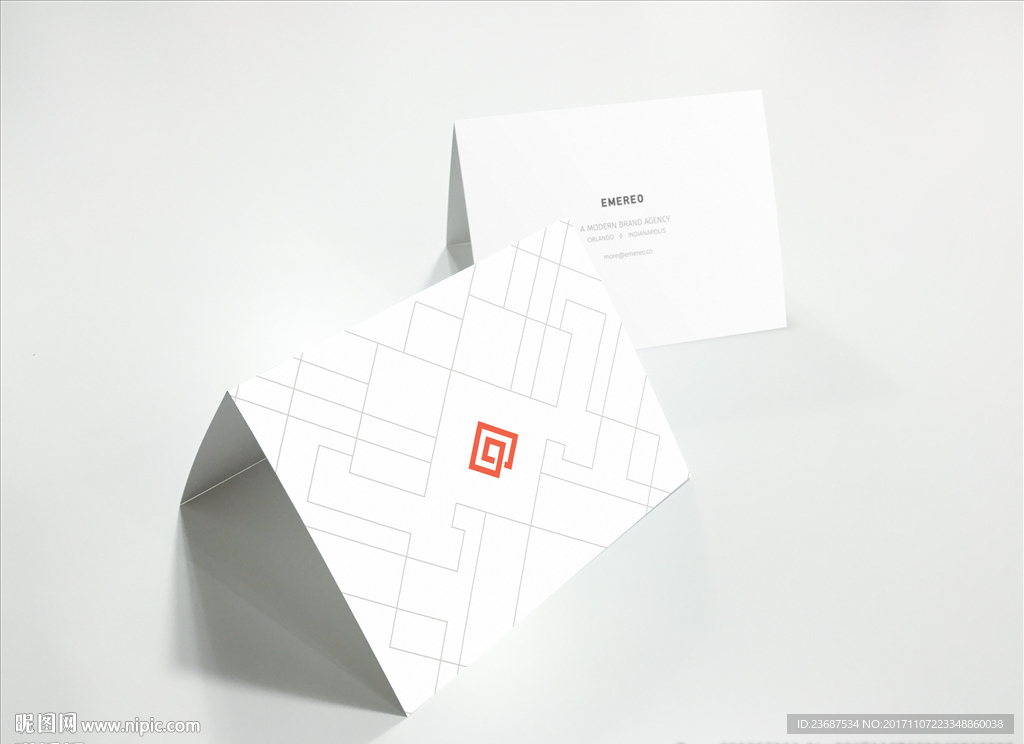 VI样机名片贴图智能贴图模