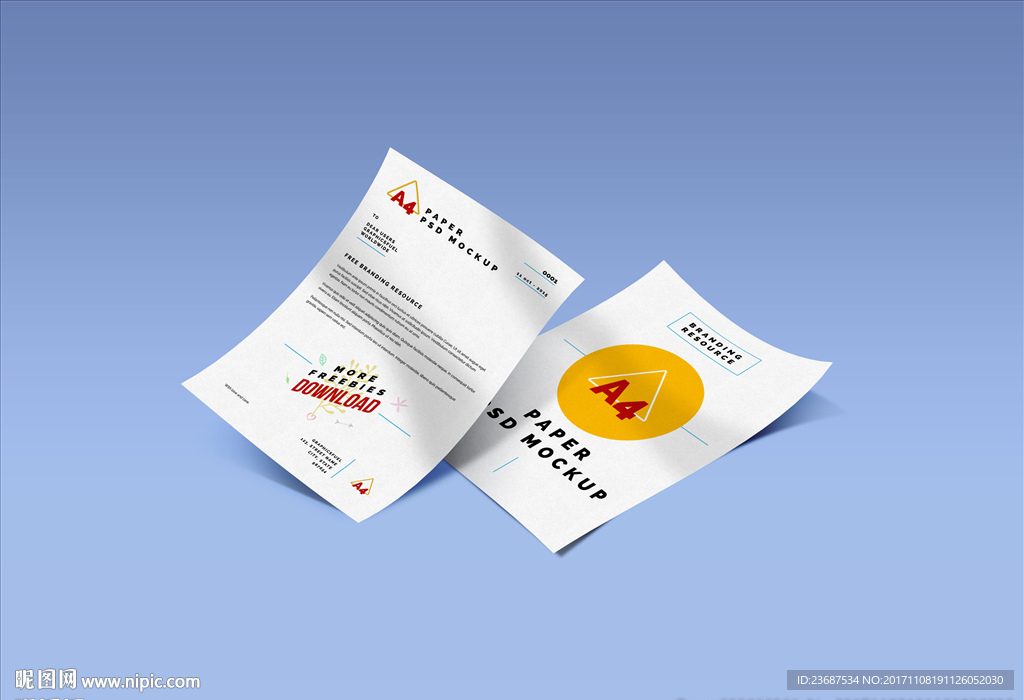 VI样机智能贴图模版效果图