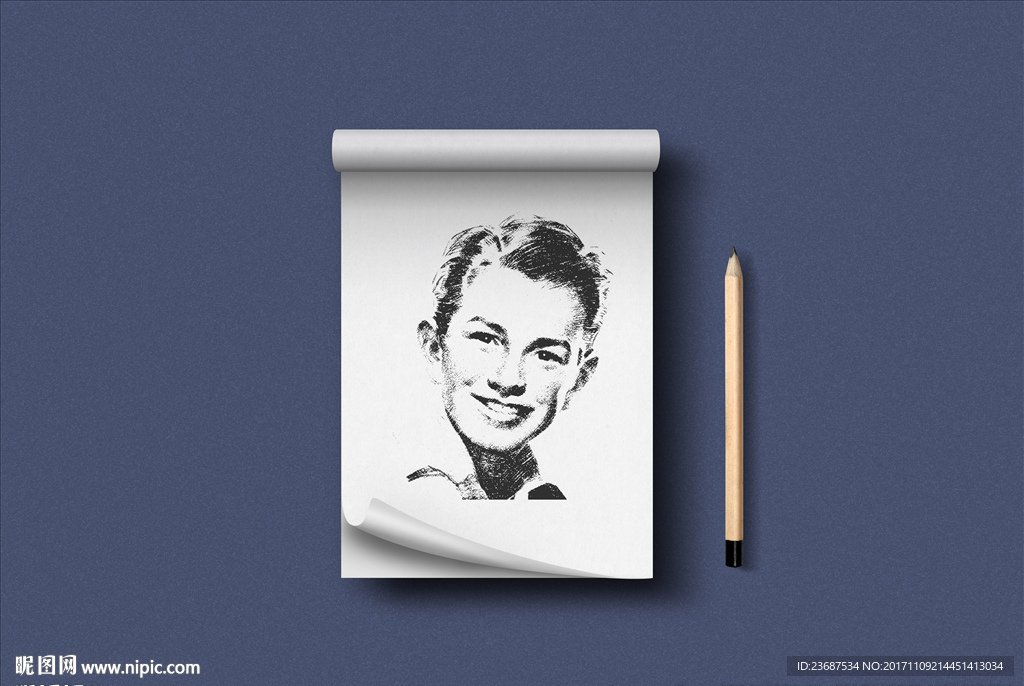 VI样机画册智能贴图模版