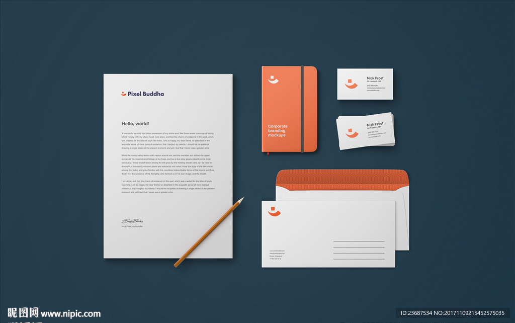 VI样机智能贴图模版效果图