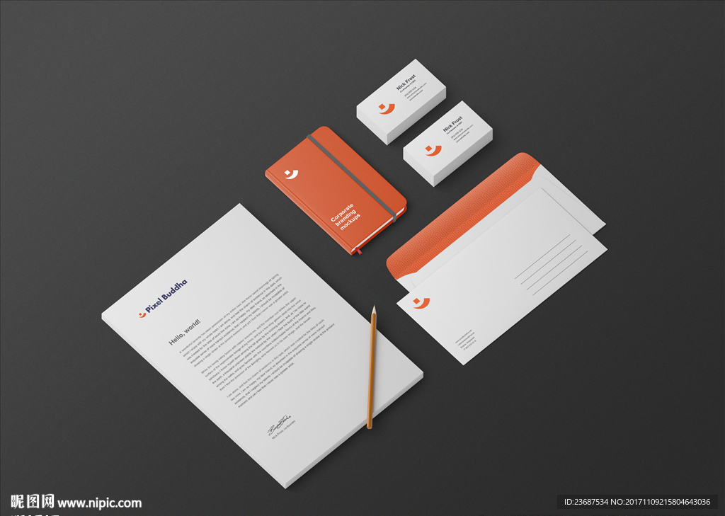 VI样机智能贴图模版效果图