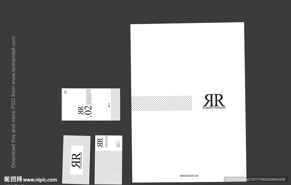 VI样机智能贴图模版效果图