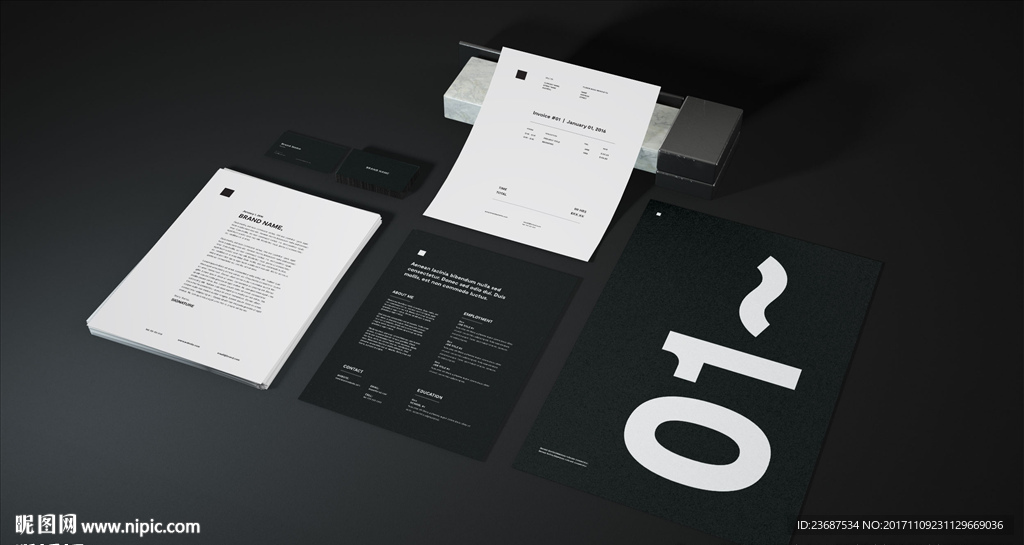 公司企业文案VI样机贴图