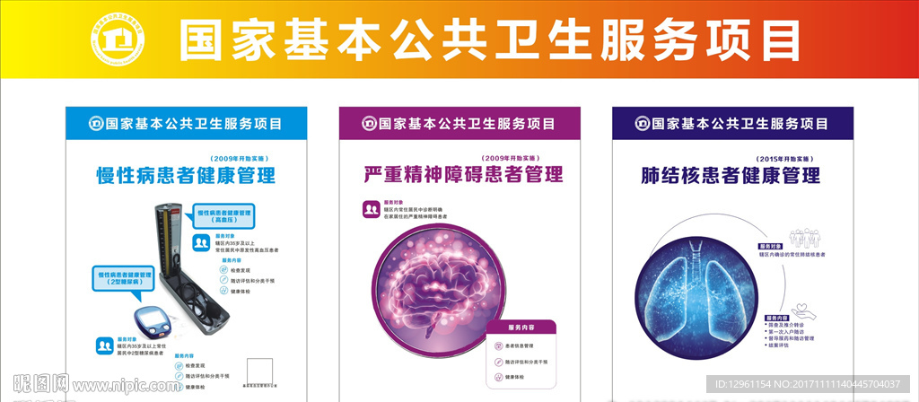 国家基本公共卫生服务项目