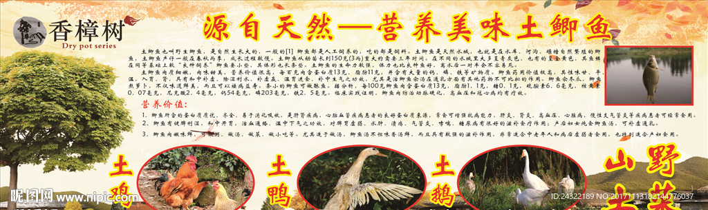 香樟树农家乐广告