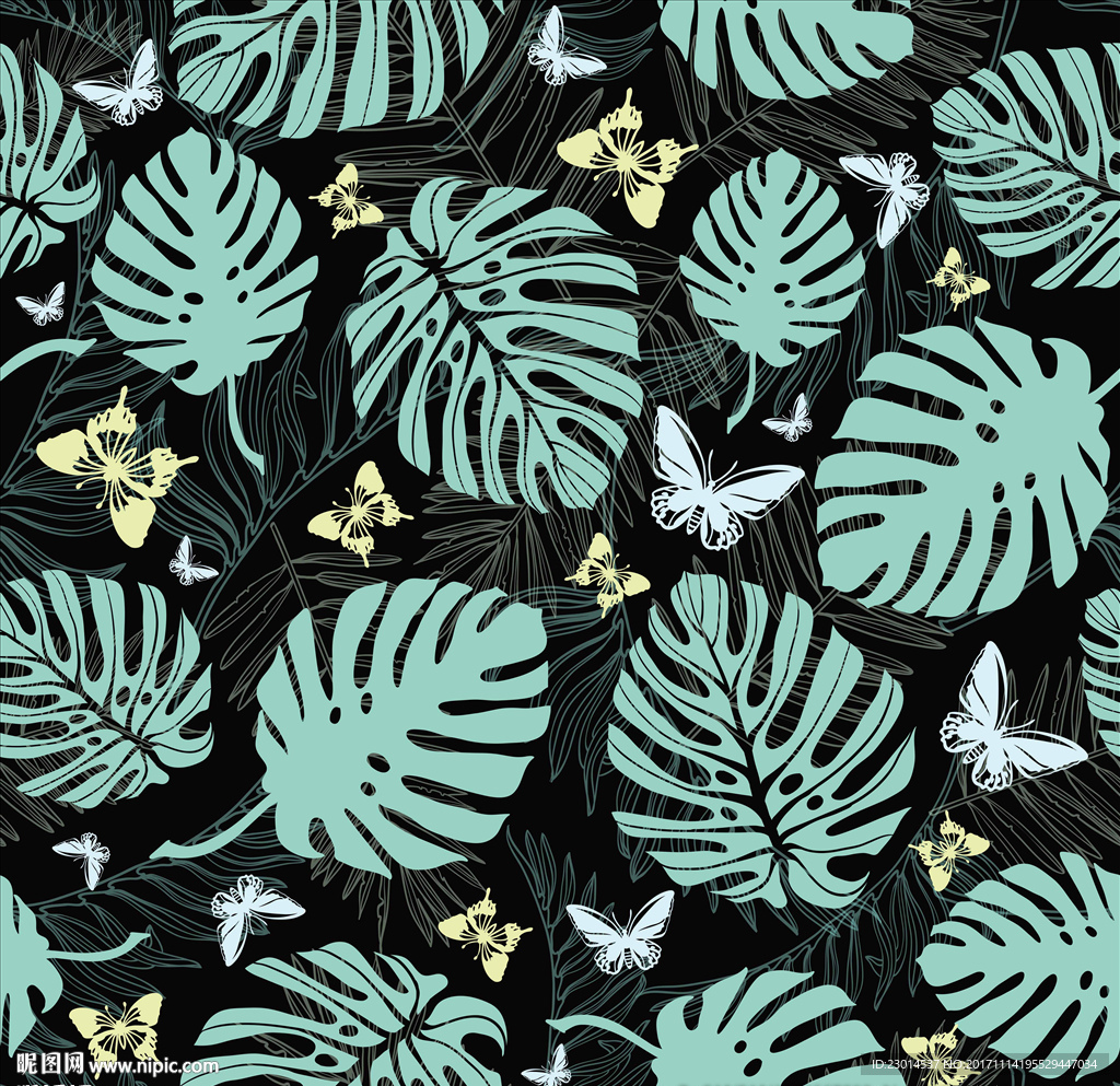 热带棕榈植物花卉花型