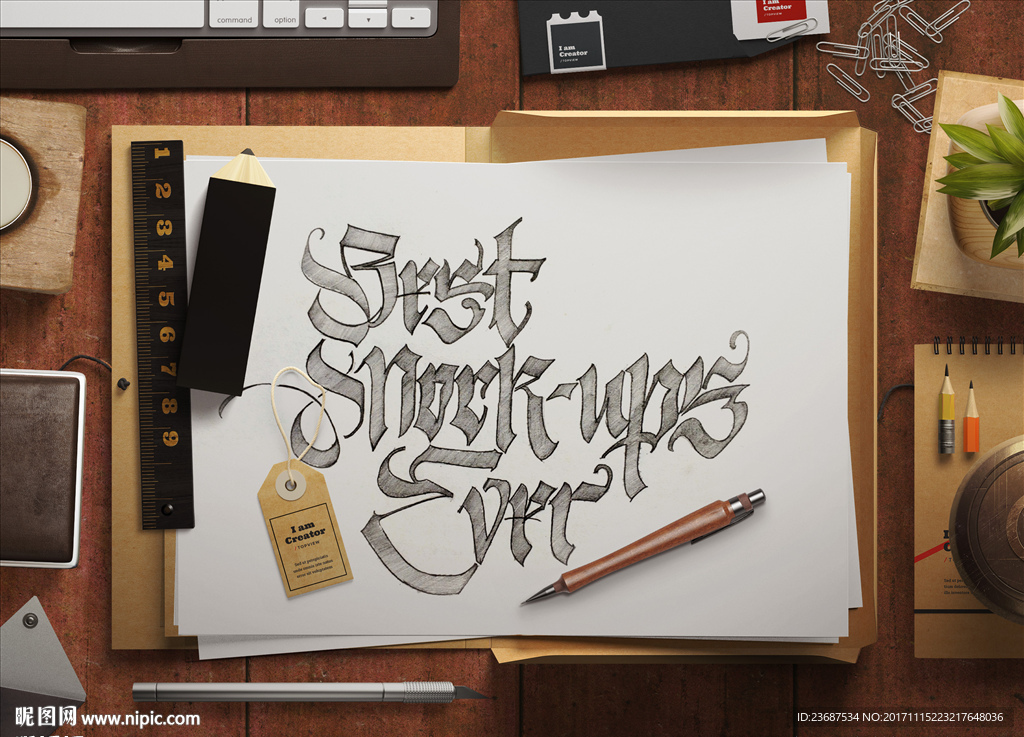 VI样机智能贴图模版效果图