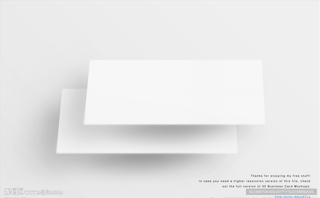 VI样机名片贴图智能贴图