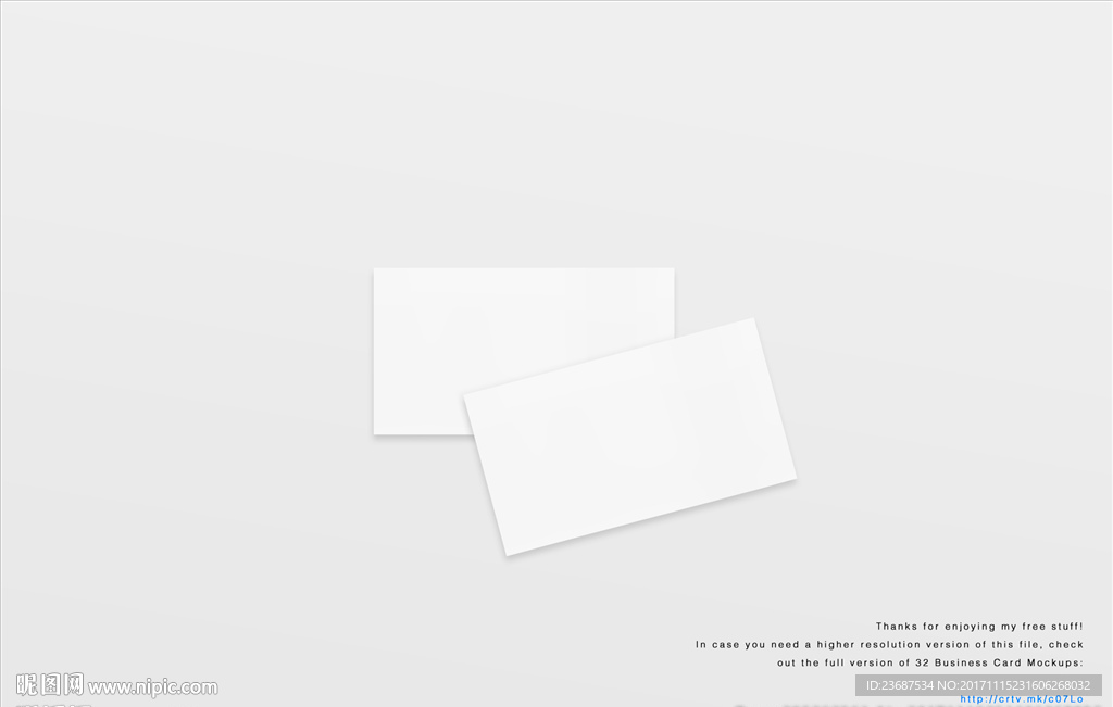 VI样机名片贴图智能贴图