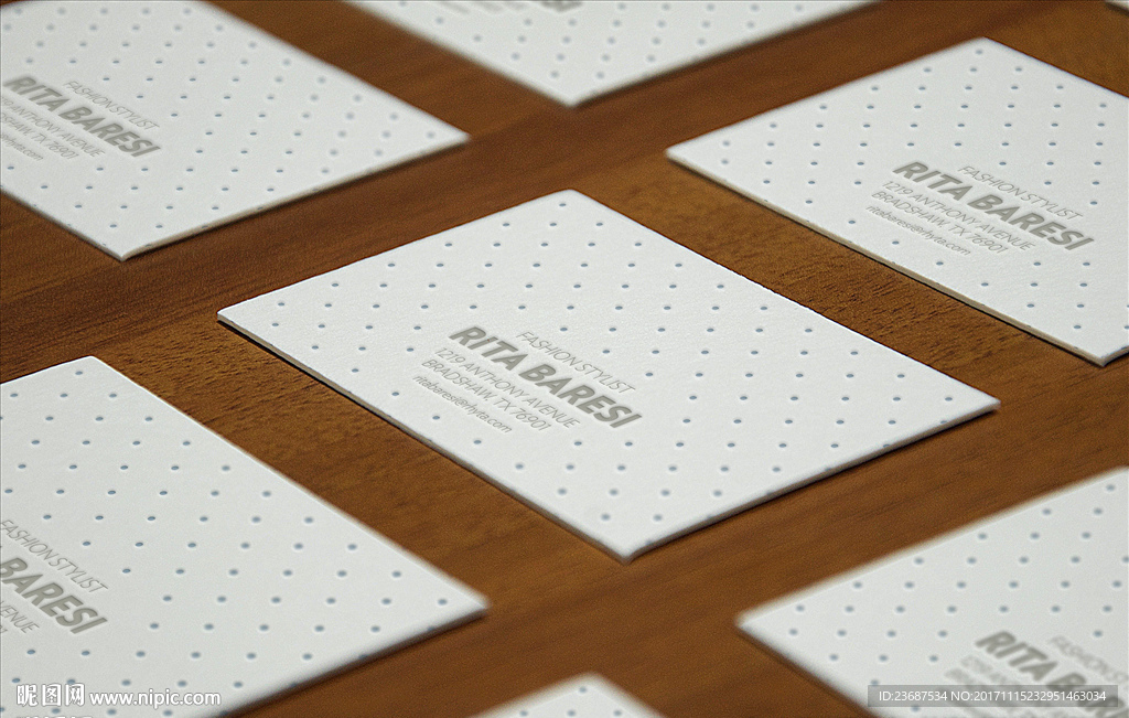 VI样机名片贴图智能贴图