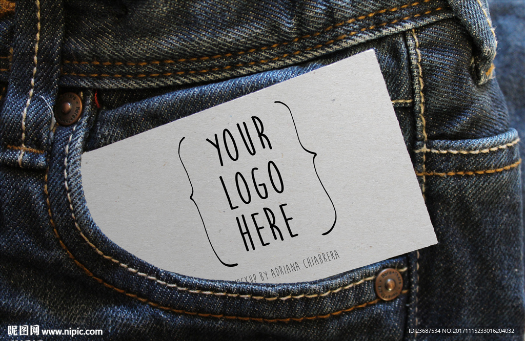 VI样机名片贴图智能贴图