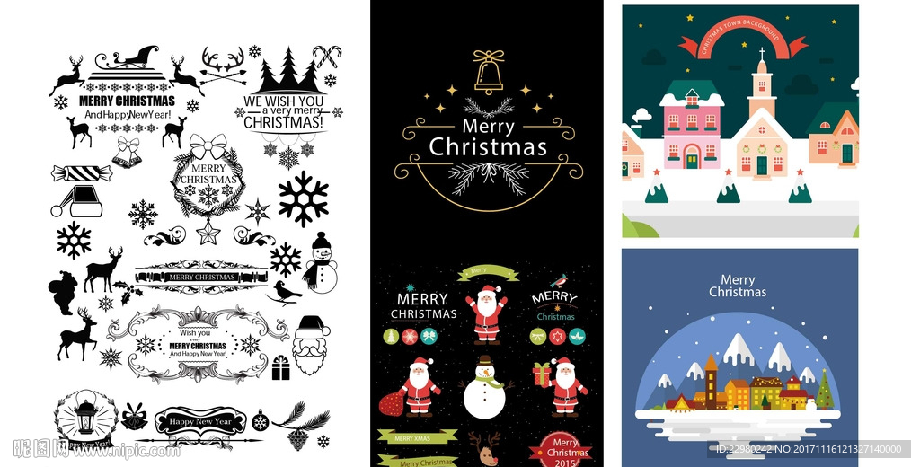 圣诞节平安夜素材合集